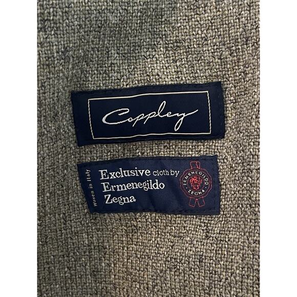 Ermenegildo Zegna Wool Cashmere Jacket •Men 42 S• Sport Coat Olive Green Blazer - Picture 9 of 11